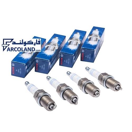 شمع موتور خودرو بوش BOSCH مدل FR7DC | بسته 4 عددی | 8+