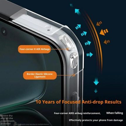گارد شفاف رینگ استند 360 درجه مگ سیف OnePlus 15 مارک XUNDD سری Beatle Rotatable