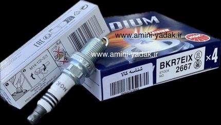 شمع پایه کوتاه سوزنی ایریدیوم NGK BKR7EIX - 2667