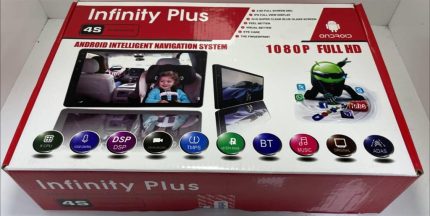 مانیتور اندروید 9 اینچ رام 6 حافظه 128 برند اینفینیتی پلاس