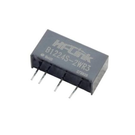 مبدل افزاینده روبردی ایزوله 12V به 24V توان 2W مدل B1224S-2WR3 مارک Hi-Link