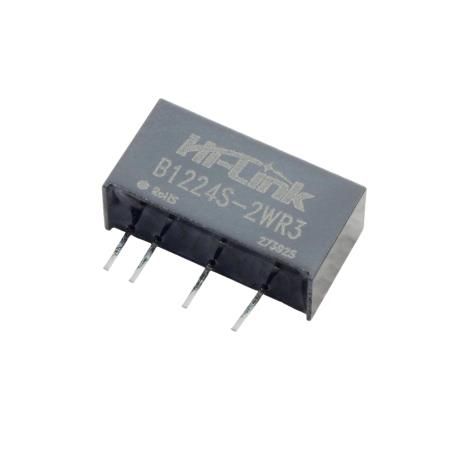مبدل افزاینده روبردی ایزوله 12V به 24V توان 2W مدل B1224S-2WR3 مارک Hi-Link