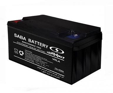 باتری خشک دیپ سایکل – ups -سولار صبا باتری 65a 12v باتری خشک دیپ سایکل – ups -سولار صبا باتری 65a 12v