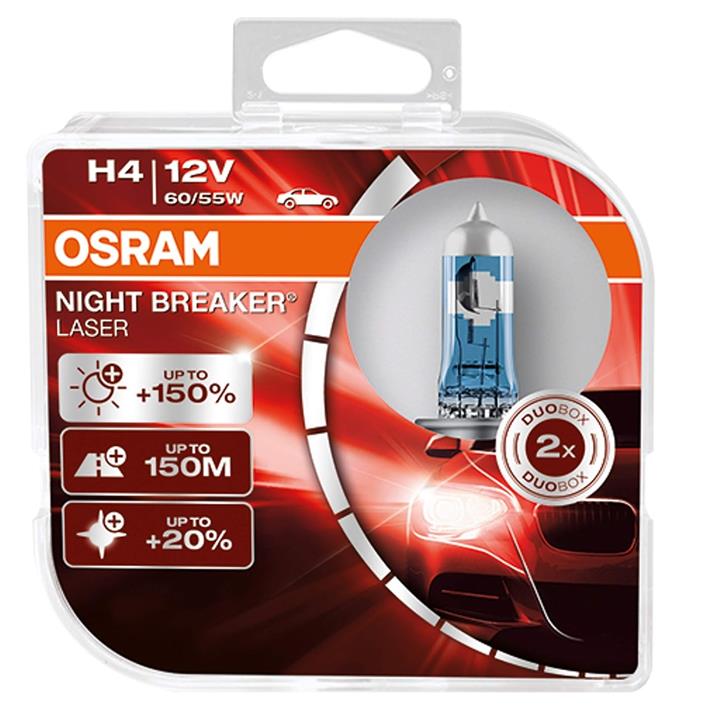 لامپ خودرو اسرام مدل Night Breaker 150 کد پایه H4 بسته 2 عددی لامپ خودرو اسرام مدل Night Breaker 150 کد پایه H4 بسته 2 عددی