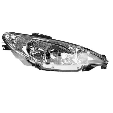 چراغ جلو راست کروز کد CR500604 مناسب برای پژو 206