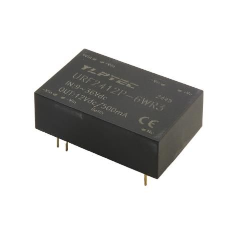 مبدل کاهنده روبردی ایزوله 24VDC به 12VDC توان 6W مدل URF2412P-6WR3 مارک YLPTEC مبدل کاهنده روبردی ایزوله 24VDC به 12VDC توان 6W مدل URF2412P-6WR3 مارک YLPTEC