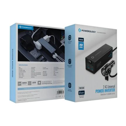 اینورتر خودرو 300 وات پاورولوژی مدل PWCUQC038