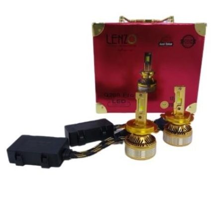 لامپ هدلایت خودرو لنزو مدل Q200 pro پایه H4 بسته دو عددی