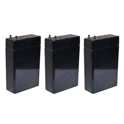 باتری سیلد اسید 4 ولت 1600 میلی آمپر ساعت  مدل 4V-1600 بسته 3 عددی