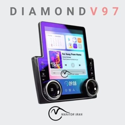 مانیتور ولوم‌دار پژو 207 برند دایموند مدل V97 وینکا