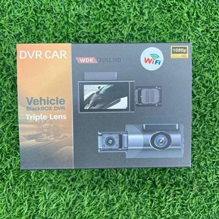دوربین ثبت وقایع سه لنز وای فای دار BLACK BOX DVR مدل FULL HD